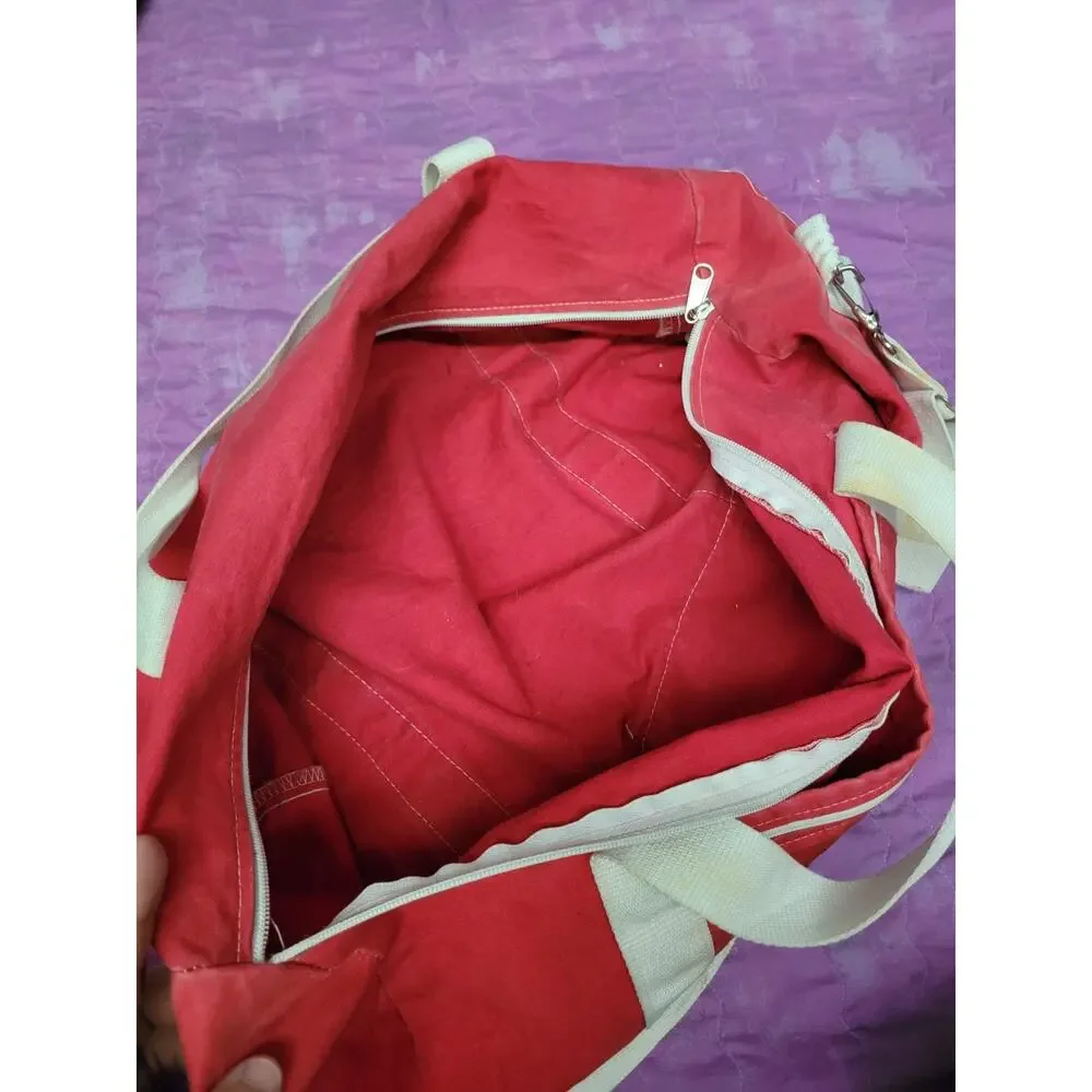 Vintage Canvas Indiana IU Duffle Bag Retro